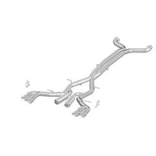 MBRP | Dual Cat Back Quad Tips Race XP - Camaro 6.2L 2016-2022