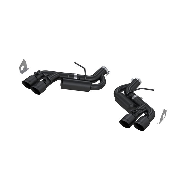 MBRP | Dual Axle Back,Quad Tips, BLACK - Camaro 6.2L 2016-2022