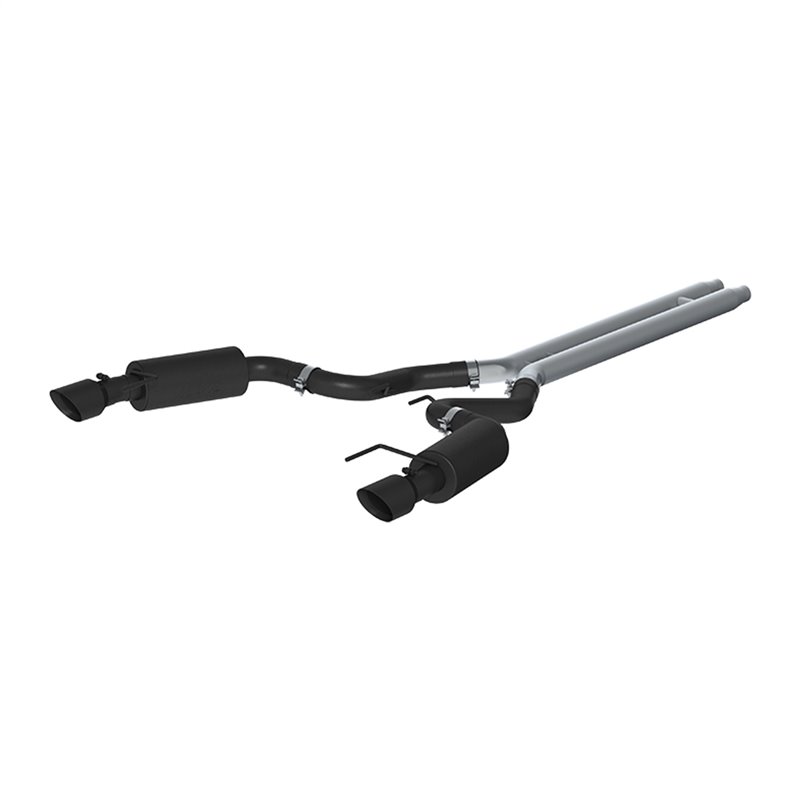 MBRP | Cat Back,Dual Split Rear,Street BLACK - Mustang 5.0L 2015-2017 MBRP Cat-Back Exhausts