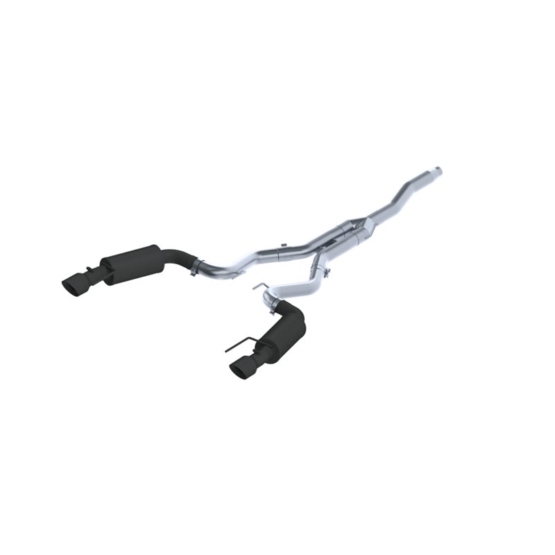 MBRP | Cat Back STREET VERSION BLACK - Mustang EcoBoost / EcoBoost Premium 2.3T 2015-2022 MBRP Cat-Back Exhausts