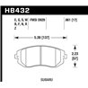 Hawk | HPS 5.0 - Plaquettes Freins Avant - SUBARU