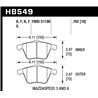 Hawk | HP Plus - Plaquettes Freins Avant - Mazdaspeed3-6 / Volvo