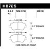 Hawk | HPS 5.0 - Plaquettes Freins Avant - FIESTA ST