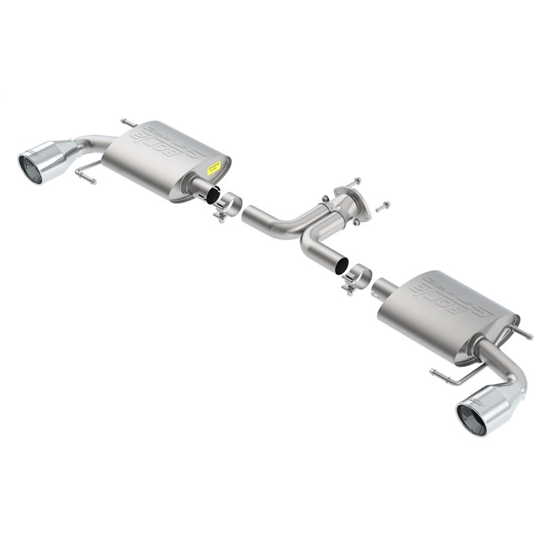 Borla | Axle-Back Exhaust S-Type - 3 2.0L / 2.5L 2014-2018 BORLA Axle-Back Exhausts