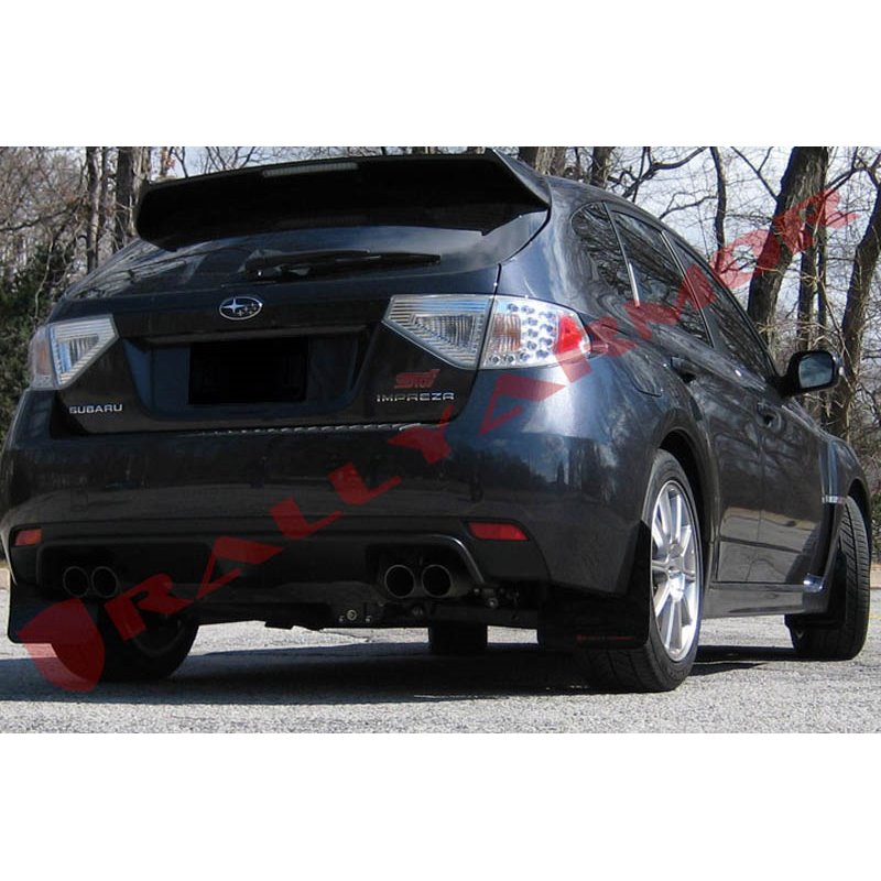 RallyArmor | Mud Flap Red Logo - WRX Hatch 11-14 / STI Hatch 08-14