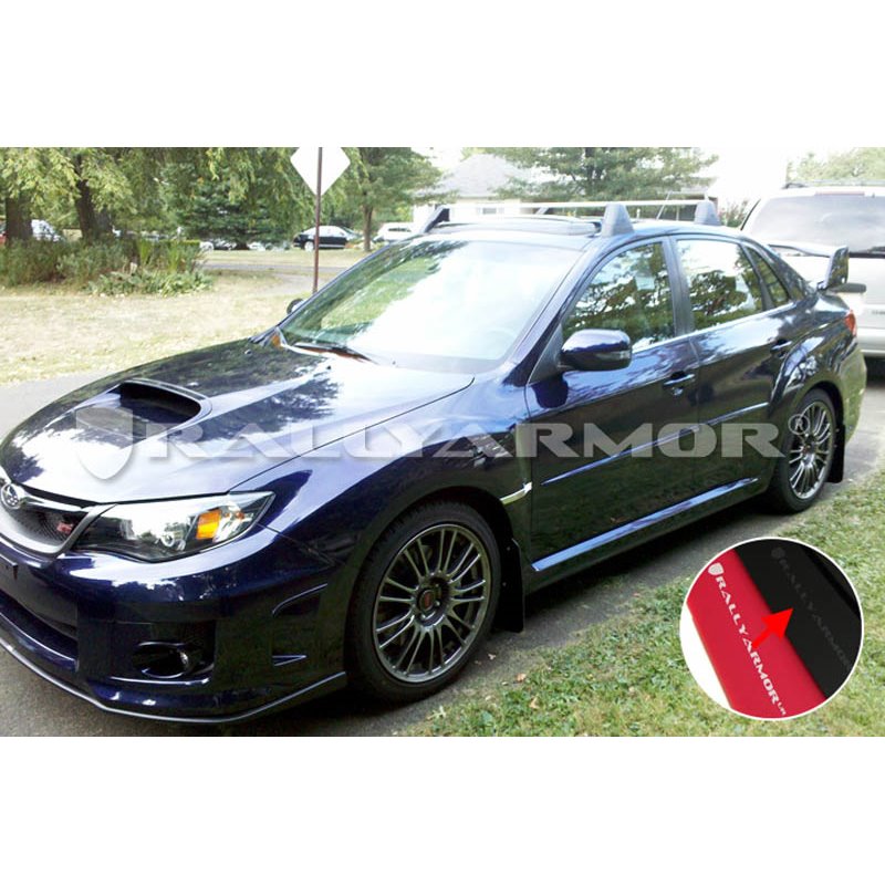 RallyArmor | Mud Flap Grey Logo - WRX / STI Sedan 2011-2014 RallyArmor Mud Flaps
