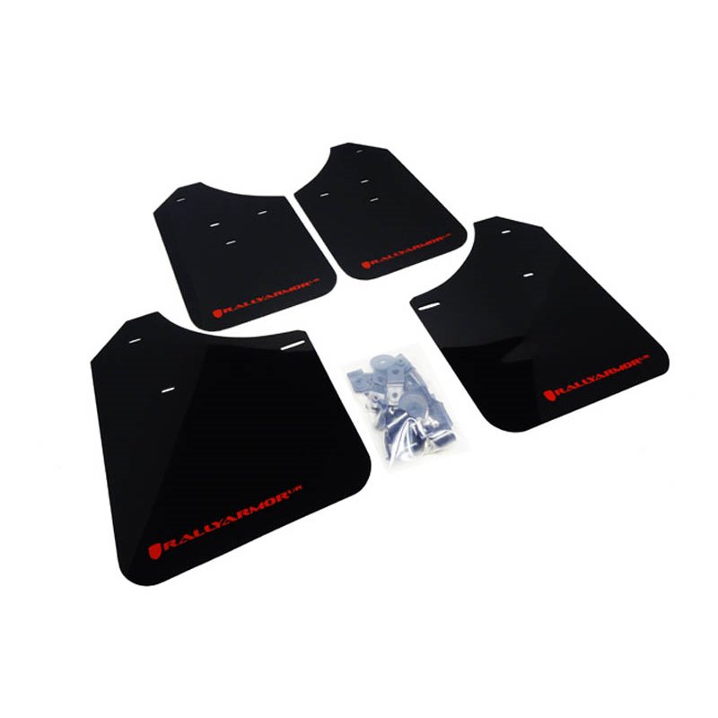 RallyArmor | Mud Flap Red Logo - RS/2.5i/WRX/STI 2002-2007 RallyArmor Mud Flaps