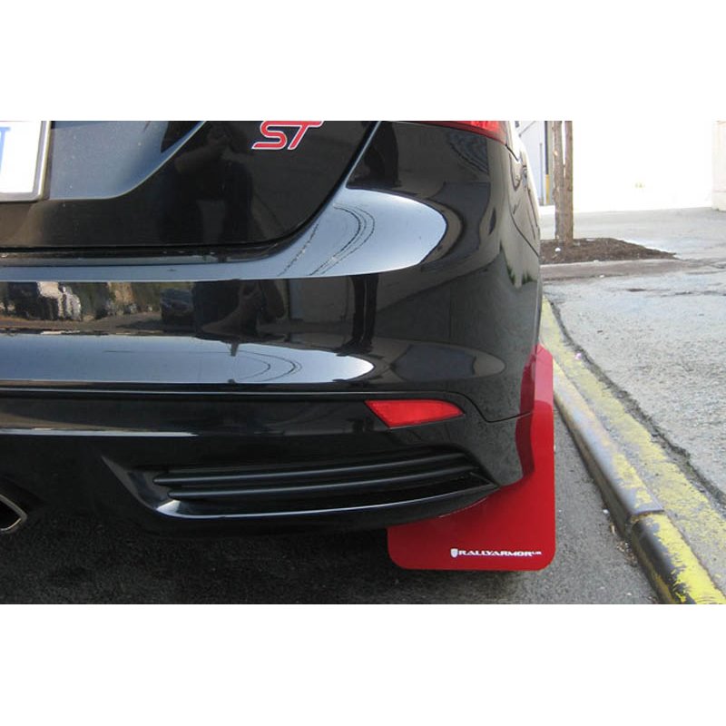 RallyArmor | Mud Flaps Grey Logo - Focus 2012-2018 RallyArmor Mud Flaps