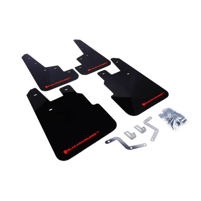 RallyArmor | Mud Flaps Red Logo - Forester 2014-2018 RallyArmor Mud Flaps