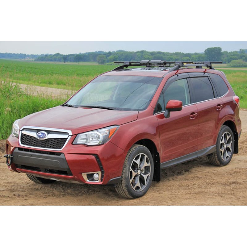 RallyArmor | Mud Flaps Red Logo - Forester 2014-2018 RallyArmor Mud Flaps