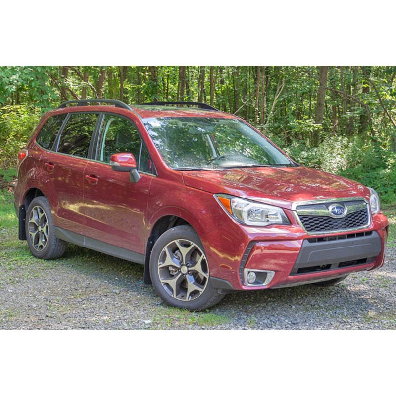 RallyArmor | Mud Flaps Red Logo - Forester 2014-2018 RallyArmor Mud Flaps