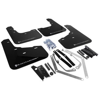 RallyArmor | Mud flap Silver logo - Fiesta ST 2014-2019 RallyArmor Mud Flaps