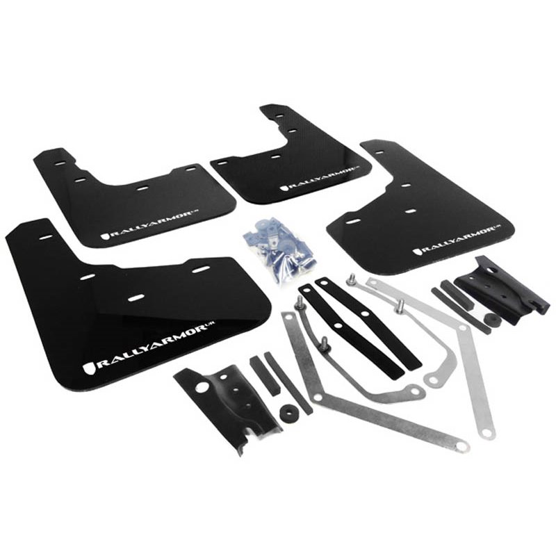 RallyArmor | Mud flap White logo - Fiesta ST 2014-2019 RallyArmor Mud Flaps