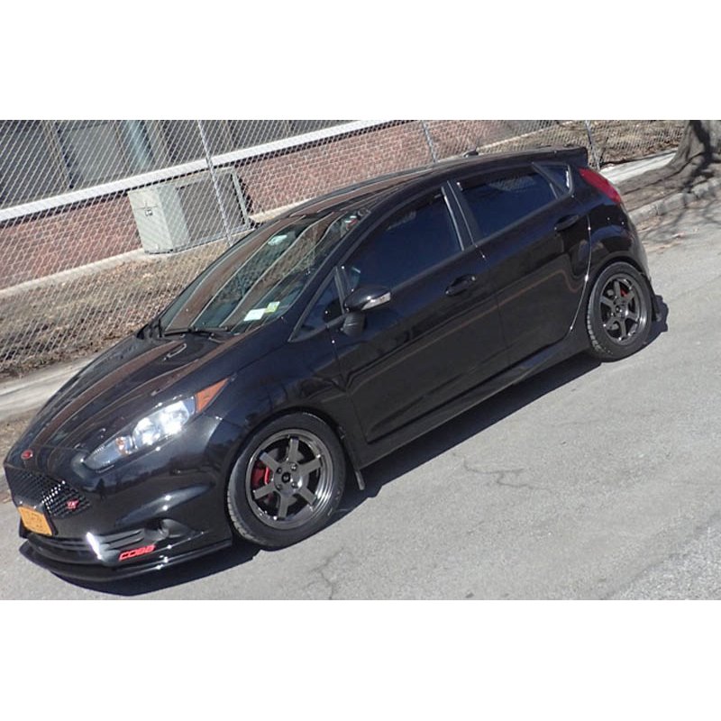 RallyArmor | Red Mud Flaps White Logo - Fiesta ST 2014-2019 RallyArmor Mud Flaps