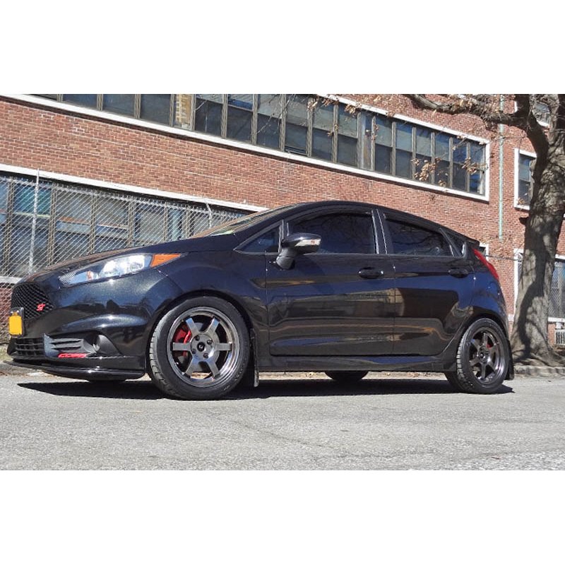 RallyArmor | Red Mud Flaps White Logo - Fiesta ST 2014-2019 RallyArmor Mud Flaps
