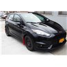 RallyArmor | Red Mud Flaps White Logo - Fiesta ST 2014-2019 RallyArmor Mud Flaps