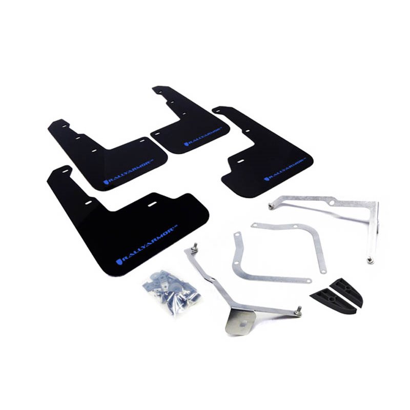 RallyArmor | Mud Flap Blue Logo - WRX / STI 2015-2021 RallyArmor Mud Flaps