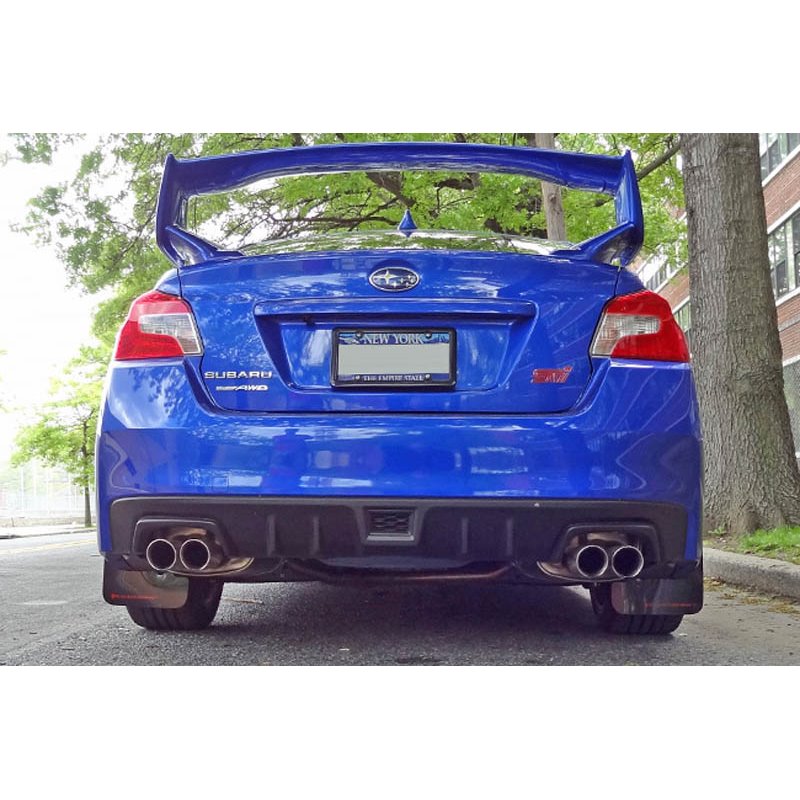 RallyArmor | Mud Flap Silver Logo - WRX / STI 2015-2021 RallyArmor Mud Flaps