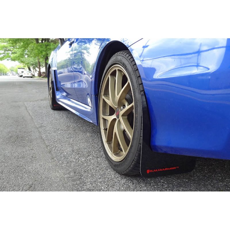 RallyArmor | Mud Flap Silver Logo - WRX / STI 2015-2021