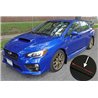 RallyArmor | White Mud Flap Black Logo - WRX / STI 2015-2021 RallyArmor Mud Flaps