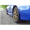 RallyArmor | White Mud Flap Black Logo - WRX / STI 2015-2021 RallyArmor Mud Flaps