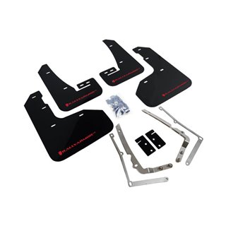 RallyArmor | Mud Flaps Red Logo - MK7 VW Golf R 2015-2017.5