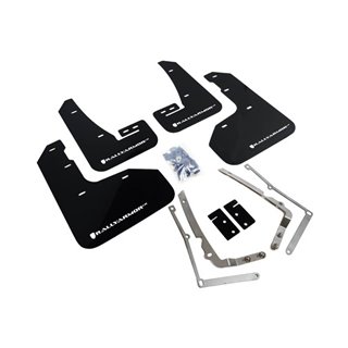 RallyArmor | Mud Flaps White Logo - MK7 VW Golf R 2015-2017.5 RallyArmor Mud Flaps