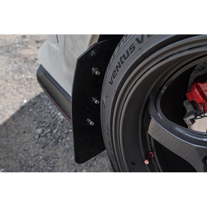 RallyArmor | Mud Flaps Dark Grey Logo - Civic Type R 2017-2021 RallyArmor Mud Flaps