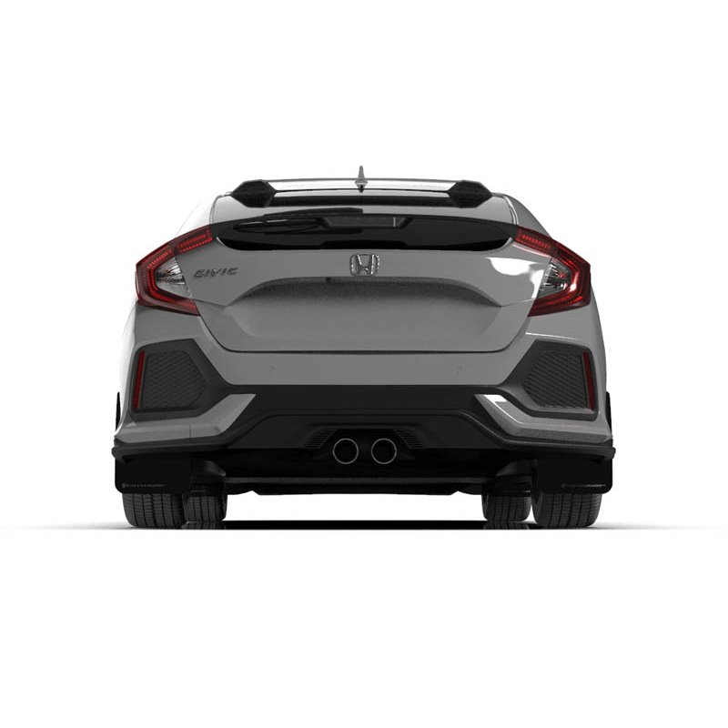 RallyArmor | Mud flap Grey logo - Civic Sport / Sport Touring Hatch 2017-2021 RallyArmor Mud Flaps