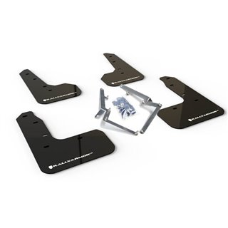 RallyArmor | Mud flap White logo - Civic Sport / Sport Touring Hatch 2017-2021 RallyArmor Garde-boue