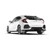 RallyArmor | White Mud flap Black logo - Civic Sport / Sport Touring Hatch 2017-2021 RallyArmor Mud Flaps