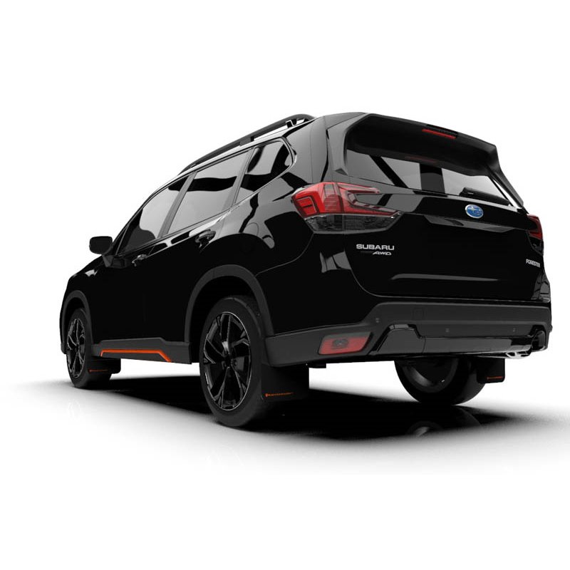 RallyArmor | Mud flap Orange logo - Forester 2019-2021 RallyArmor Mud Flaps
