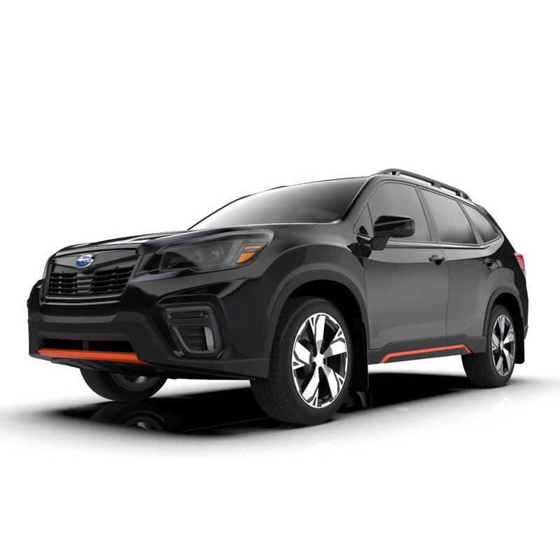 RallyArmor | Mud flap Red logo - Forester 2019-2021 RallyArmor Mud Flaps