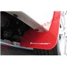 RallyArmor | Red Mud flap White logo - 2.5i 08-11 & WRX 08-10  RallyArmor Mud Flaps