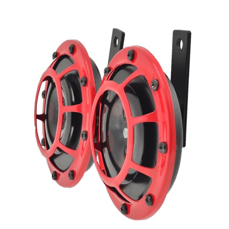 HELLA | SuperTone Horn Set - Red HELLA Horns