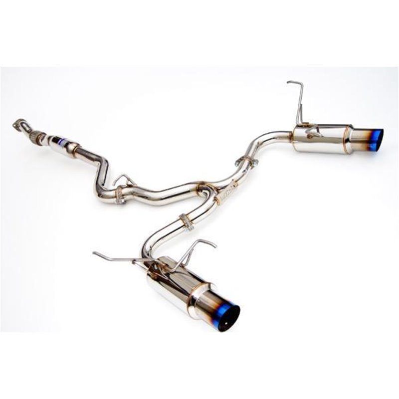 Invidia | N1 Cat-Back Exhaust Dual Exit Blue Tip - WRX/STI Hatch 2008-2014