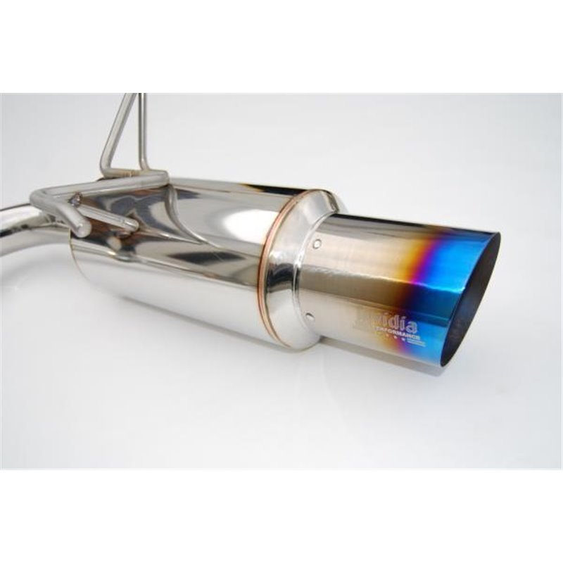 Invidia | N1 Cat-Back Exhaust Dual Exit Blue Tip - WRX/STI Hatch 2008-2014 Invidia Cat-Back Exhausts