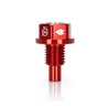 NRG | M12x1.5 Magnetic Oil Drain Plug - Red