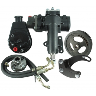 Borgeson | Power Steering Conversion Kit; 67-82 Corvette; SBC/SWP; Delphi 600; 12.7:1 ratio Borgeson Engine Components