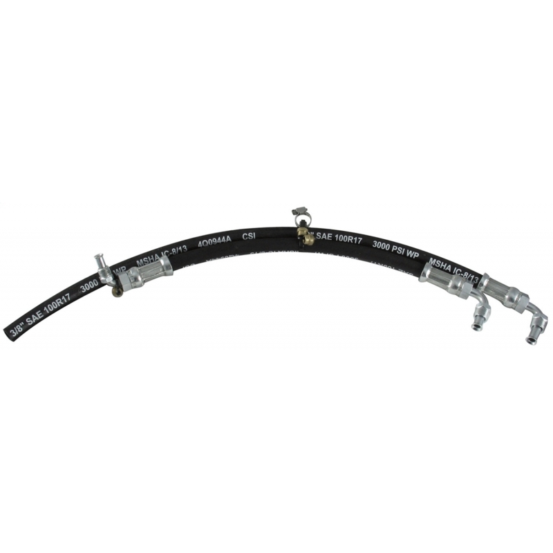 Borgeson | Power Steering Hose Kit; 2 Pc Rubber; GM Pump to 74-78 Mustang R/P Borgeson Engine Components