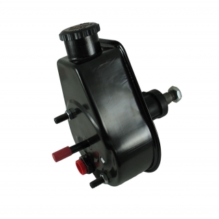 Borgeson | P/S Pump 72-74 Jeep Saginaw Self Contained Style Black Reservoir