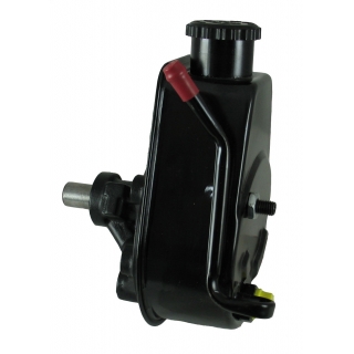 Borgeson | P/S Pump 83-90 Jeep Saginaw Self Contained Style Black Reservoir - Cherokee / Wrangler 1984-1990