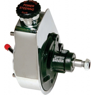 Borgeson | P/S Pump Saginaw Self Contained Chrome Mustang Pressure