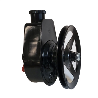 Borgeson | Saginaw Style Power Steering Pump With Big Block Mopar Pulley; Key Way style. Borgeson Engine Components