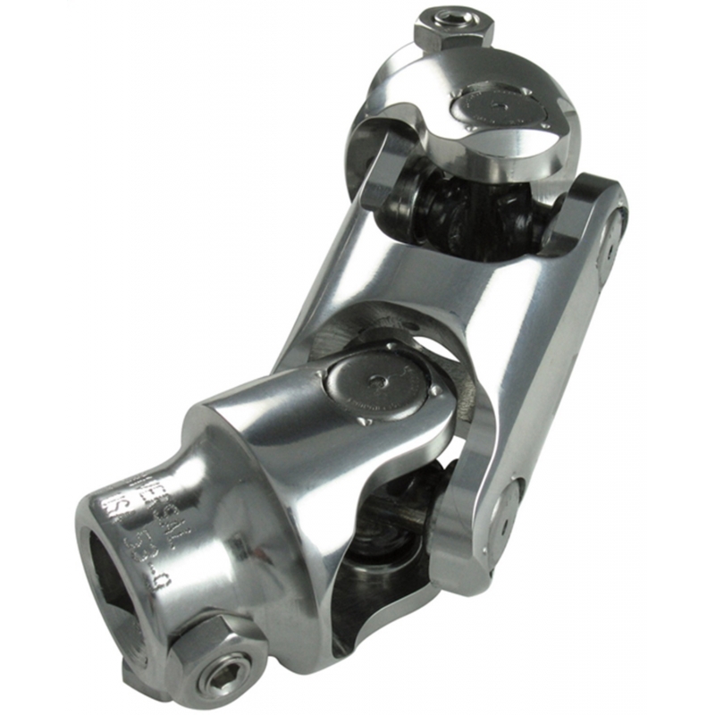 Borgeson | Steering U-Joint; Double; Polished Stainless; 3/4 Smooth X 3/4 Smooth Bore Borgeson Steering Arms, Rods & Links