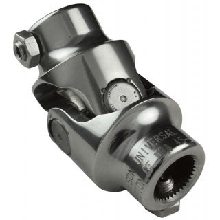 Borgeson | Steering U-Joint; Polished Stainless; 3/4-36 X 1DD Borgeson Steering Arms, Rods & Links