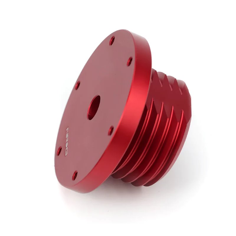 NRG | Thrustmaster (TX / T300 / T500 / TS-PC / TS-XW) Short Hub Adapter - 6x70mm (Red)