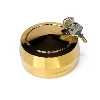 NRG | Spinning Quick Lock - Chrome Gold NRG Innovations Steering Wheels