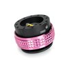 NRG | 2.1 Pyramid Series Quick Release - Black / Pink