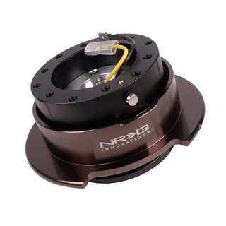 NRG | 2.5 Quick Release - Black / Black Chrome NRG Innovations Steering Wheels
